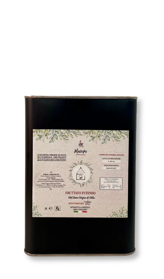 olio extravergine di oliva 3L.